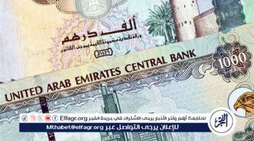 سعر الدرهم الإماراتي أمام الجنيه بجميع البنوك في تعاملات اليوم الأربعاء 18-9-2024