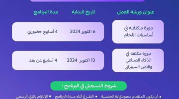 مدينة جازان للصناعات الأساسية تعلن التسجيل في دورات مهنية بأكاديمية الهيئة الملكية