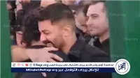 بملامح الحزن.. إسلام جمال يساند أحمد عصام في عزاء والدته