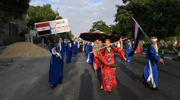 “على أرض مصر” في افتتاح مهرجان الإسماعيلية الدولي للفنون الشعبية 24 الليلة